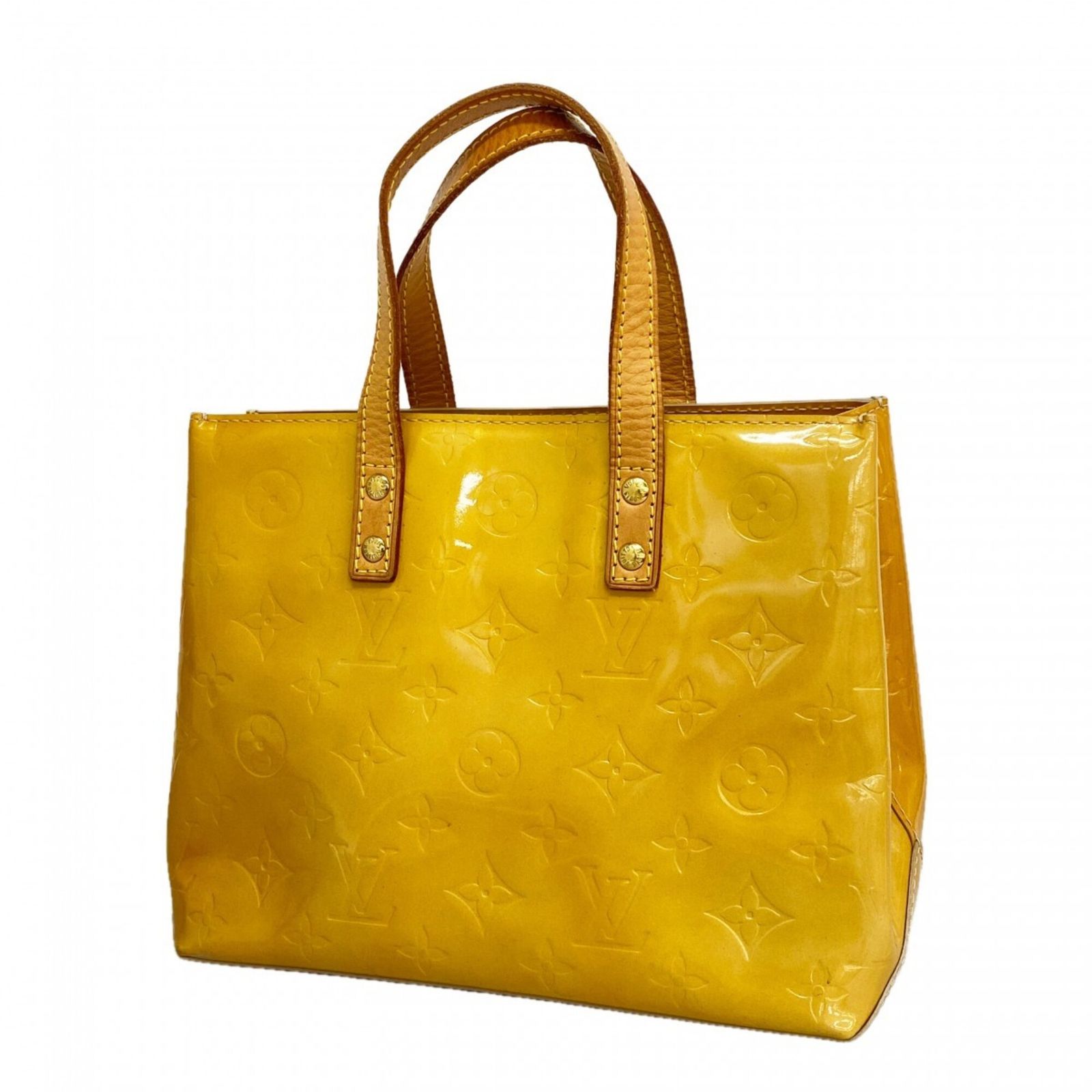 ルイ・ヴィトン(Louis Vuitton) ルイ・ヴィトン ハンドバッグ ヴェルニ リードPM M91144 ベージュレディース