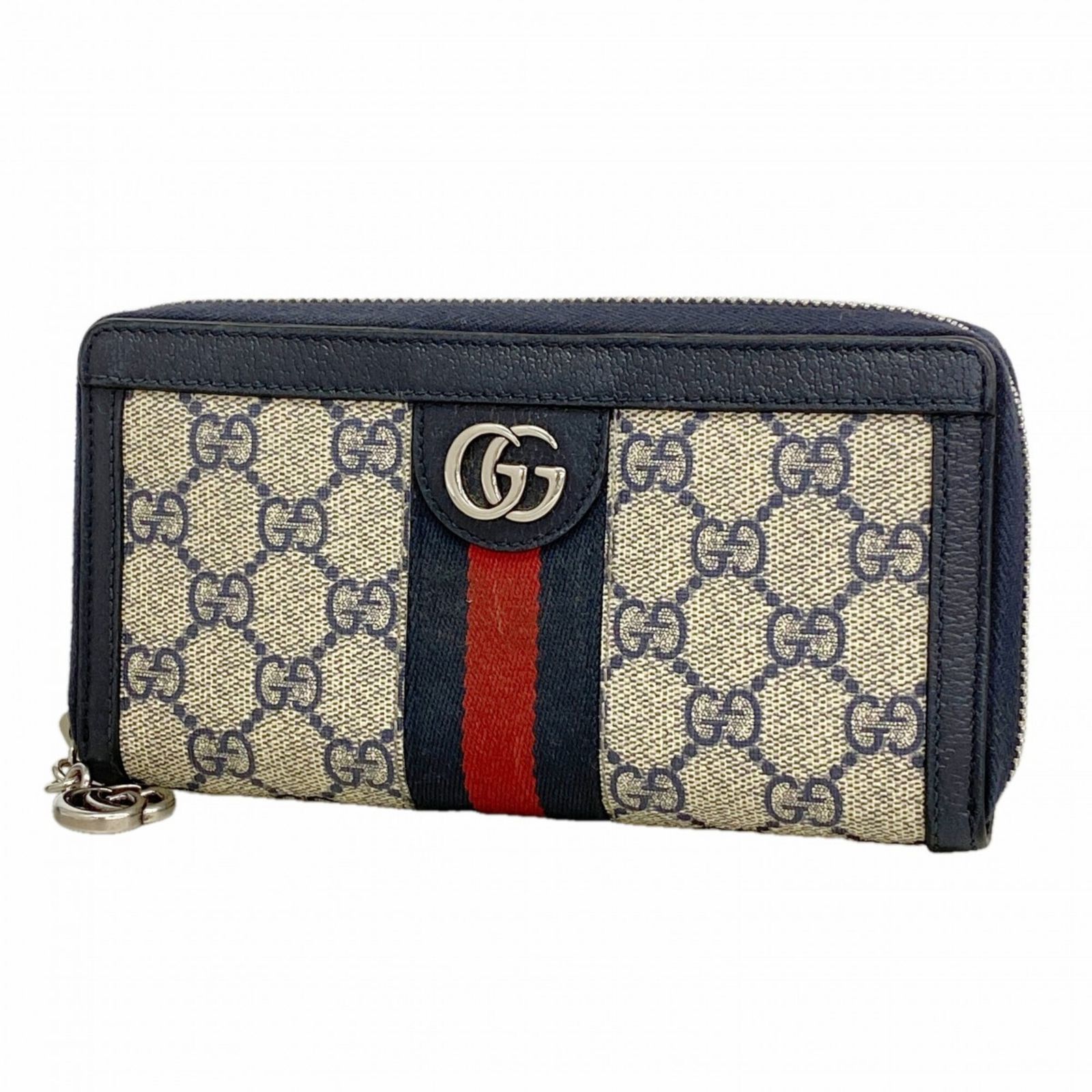 グッチ(Gucci) グッチ 長財布 オフィディア 523154 ネイビー レディース