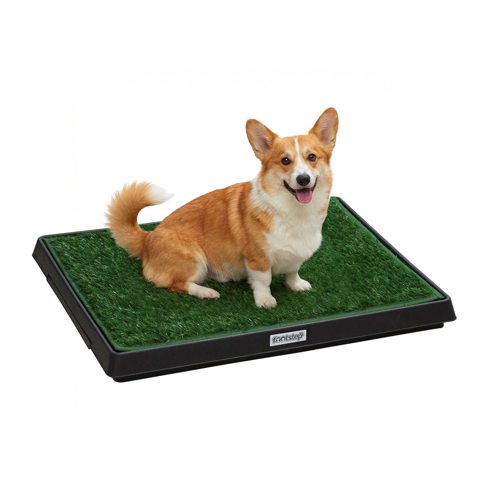 Footstep 犬 トイレ トレー 人工芝 3層式 ドッグトレー 散歩代わり 洗える お手入れ簡単 消臭 飛び散り防止 小型犬 中型犬 大型犬 室内 トイレトレーニング トレー ワイド 6,857円