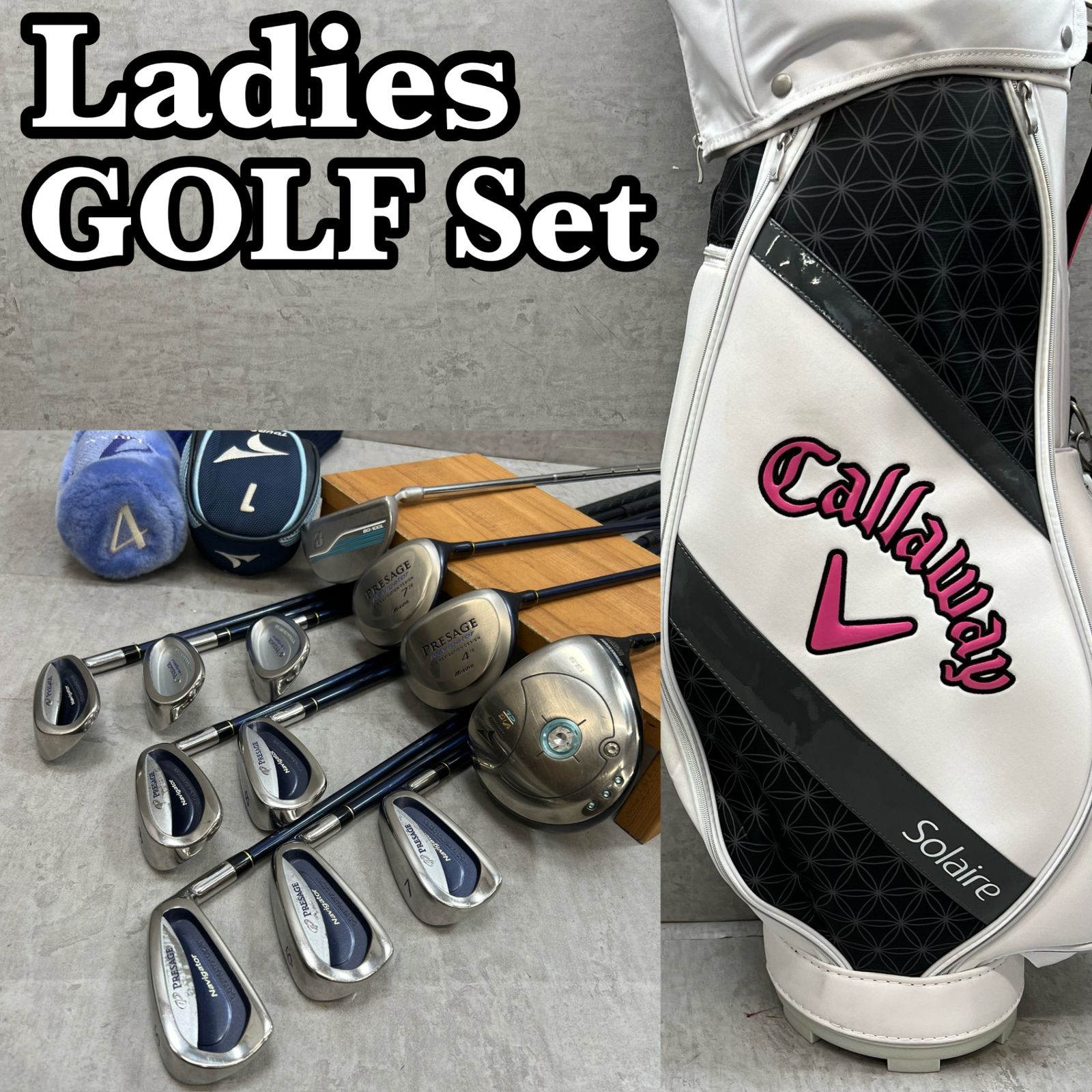 ツアーステージ ミズノ レディースゴルフ クラブセット 12本 右利き カーボン L TOURSTAGE MIZUNO