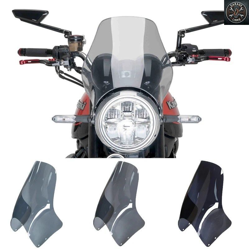 カワサキ Z900RS 2018-2023 Z650RS Z900RS SE 2022-2023 W800 2011-2024 W800 ウインドスクリーン シェルター カバー