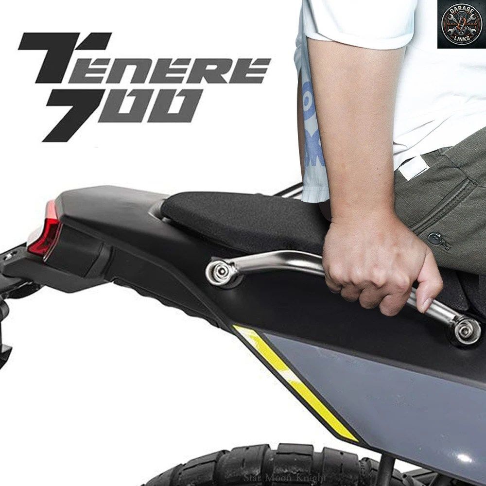 オートバイ用パッセンジャーリアグラブハンドルシートハンドハンドルグラブバーレールヤマハテネレ700 XT700Z XTZ700 T7 2019-2023