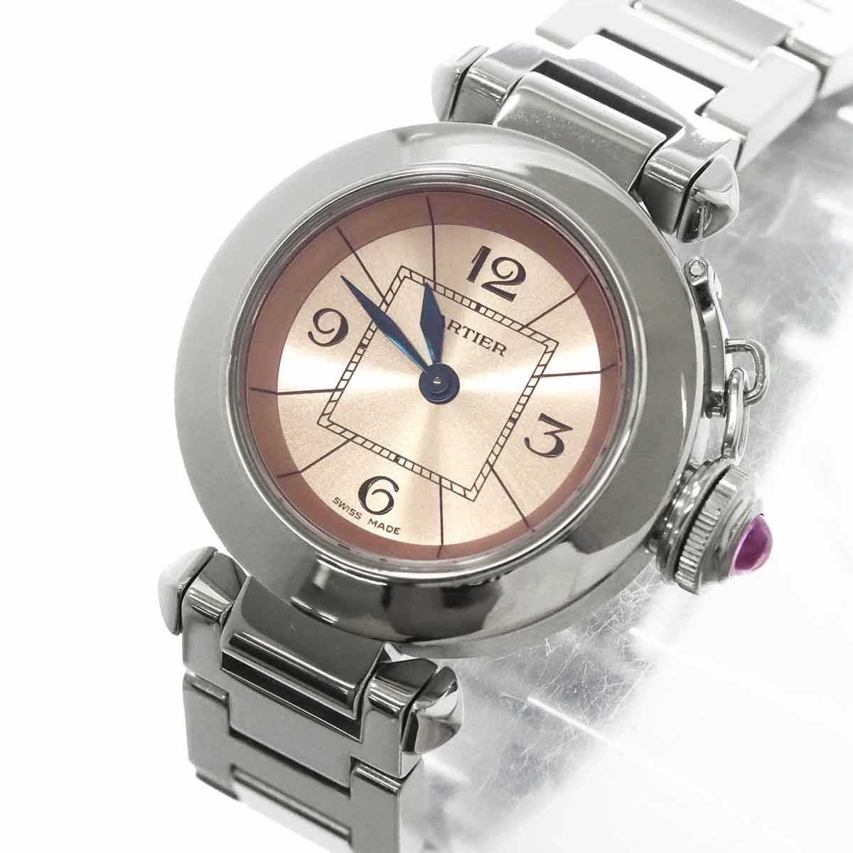カルティエ Cartier ミスパシャ W3140008 レディース 腕時計 ピンク 