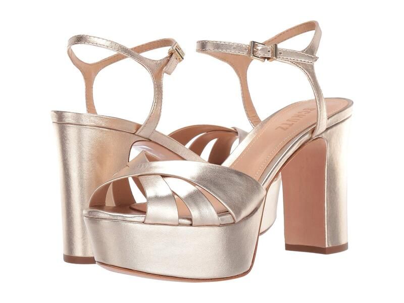 シュッツ レディース シューズ ヒール Schutz Keefa Platina Metalli