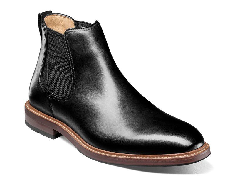 フローシャイム メンズ シューズ ブーツ・レインブーツ チェルシーブーツ チェルシー ブーツ Florsheim Anthem Chelsea Boot Black Leather ブラック