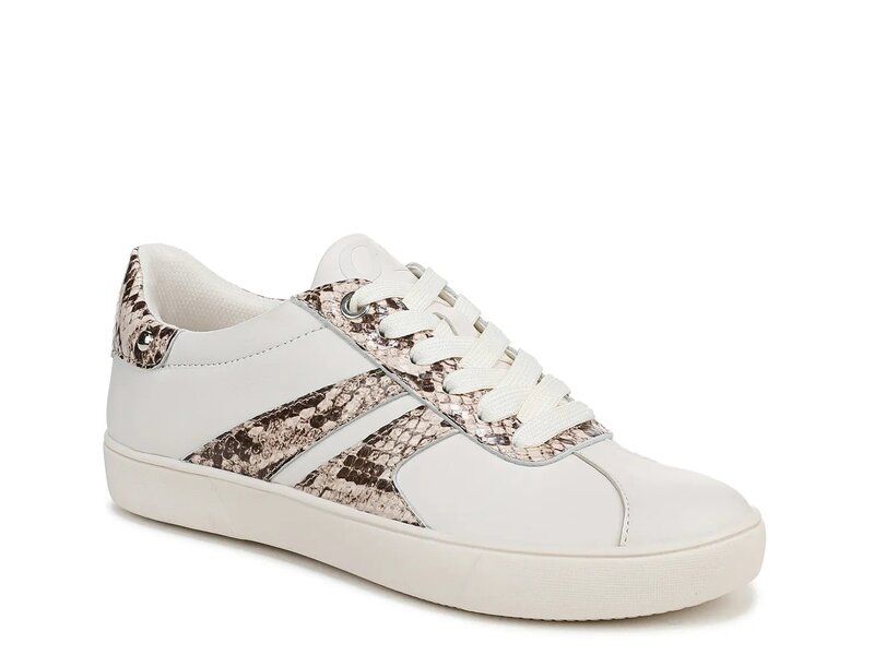 ナチュライザー レディース シューズ スニーカー Naturalizer Medina Sneaker White Snake Print Leather ホワイト