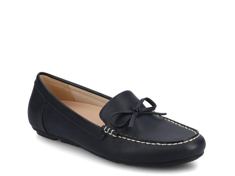 ジャーニー レディース シューズ スリッポン・ローファー Journee Novella Loafer Navy ネイビー