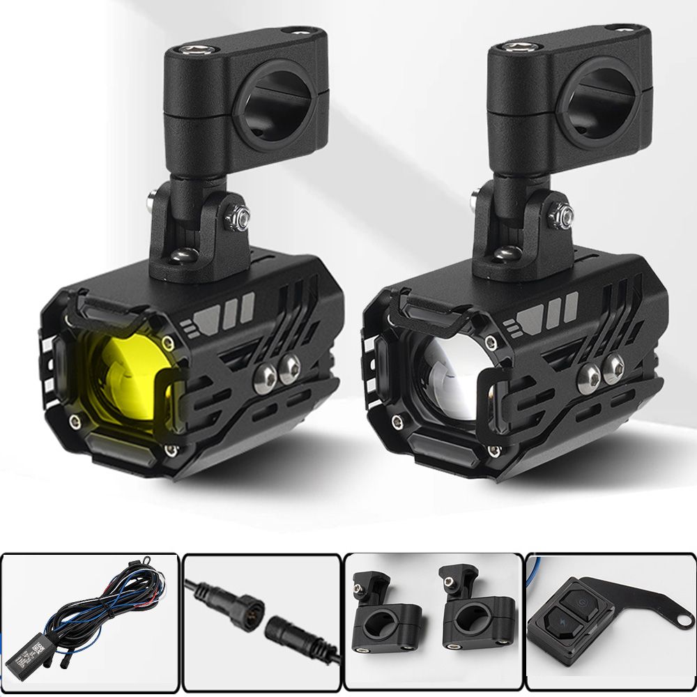 LED補助フォグライト 60W BMW1200GS F800対応 ワイヤレス有線スイッチ対応