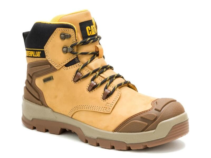 キャタピラー メンズ シューズ ブーツ・レインブーツ Tシャツ Caterpillar Striver XL Steel Toe Waterproof Work Boot Mens Honey Bro