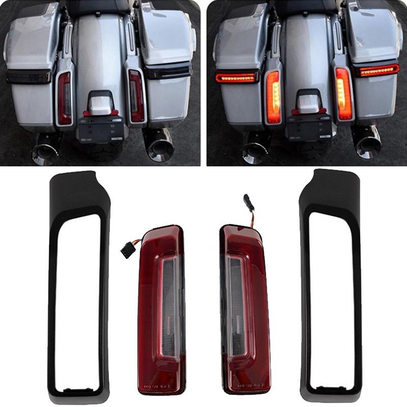 ハーレー Street Glide Road Glide CVO 2023-2024対応 サイドバッグライト テールランプ ウインカー