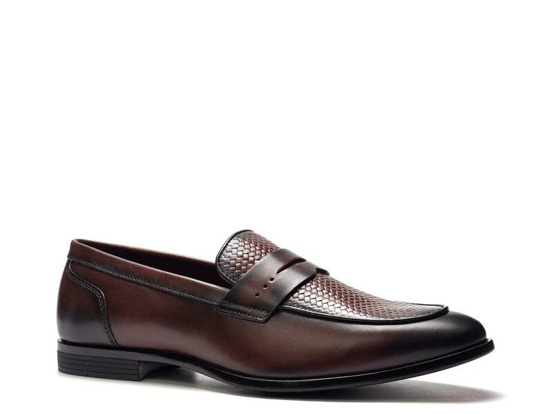 カルロスサンタナ メンズ シューズ スリッポン・ローファー Carlos by Carlosantana Solstice Penny Loafer Dark Brown ブラウン