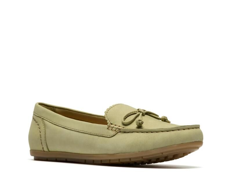 クラークス レディース シューズ スリッポン・ローファー Clarks Elliotte Sailoafer Sage Nubuck セージ