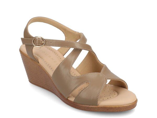 ジャーニー レディース シューズ サンダル Journee Kedzieii Wedge Sandal Taupe トープ