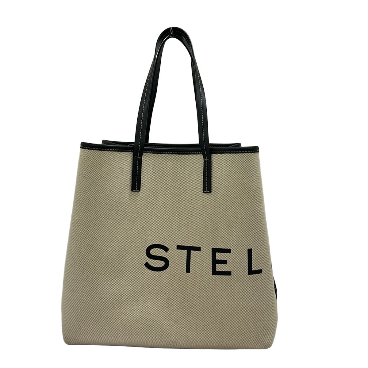 stellamccartney(ステラマッカートニー) トートバッグ美品 7B0048 アイボリー×黒