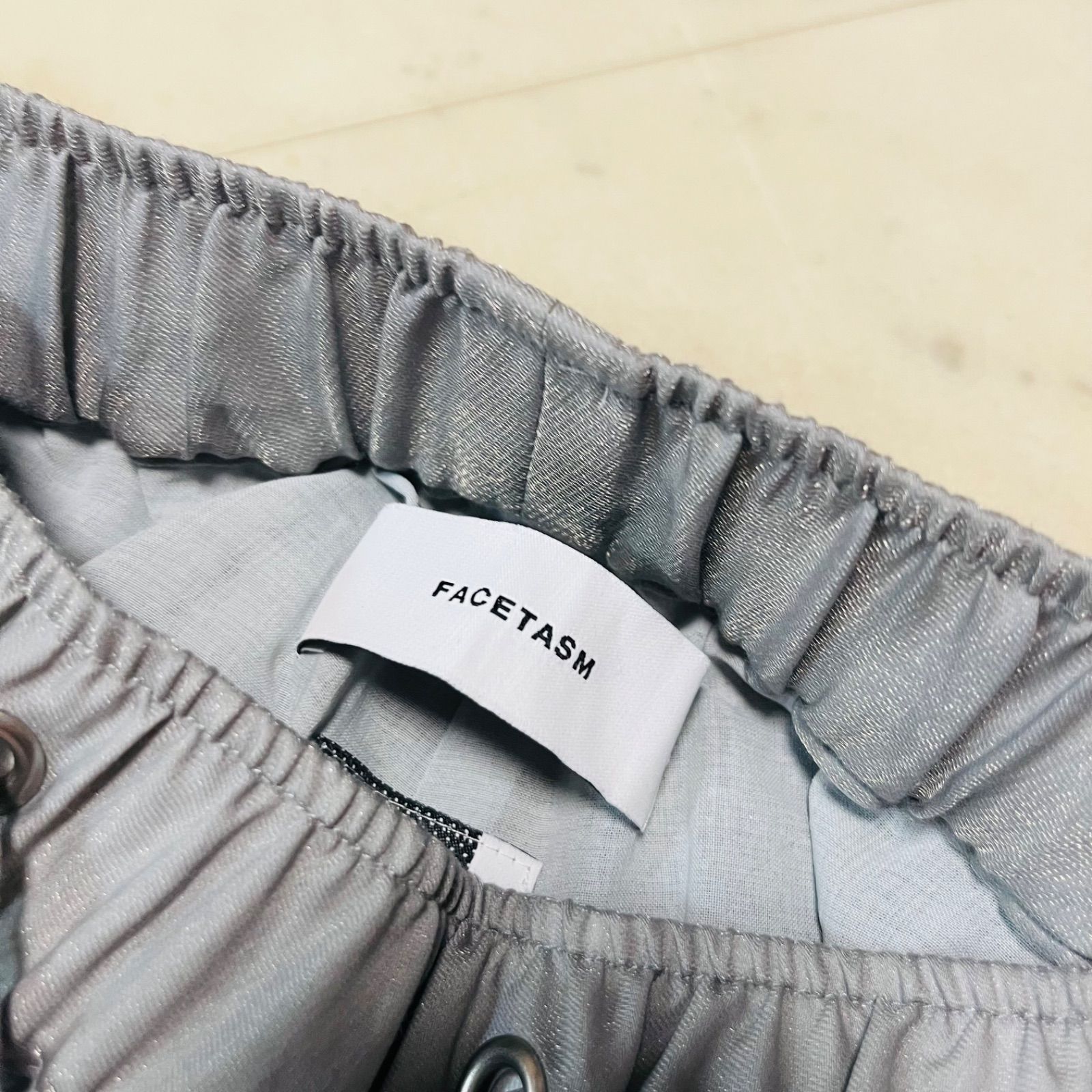 FACETASM ファセッタズム METALIC TRACK PANTS メタリックトラック 