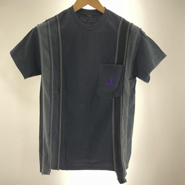 【中古】NEEDLES Rebuild by Needles × DC SHOES 7CUTS S/S Tee サイズXS ブラック ニードルス[91]