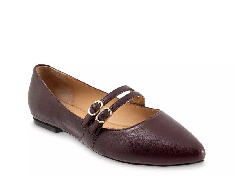 トロッターズ レディース シューズ パンプス Trotters Emerald Mary Jane Flat Maroon マルーン