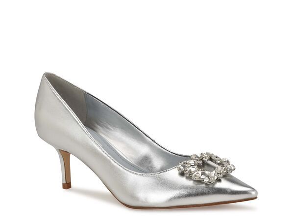 ナインウェスト レディース シューズ パンプス Nine West Navolon Pump Silver Metallic シルバー