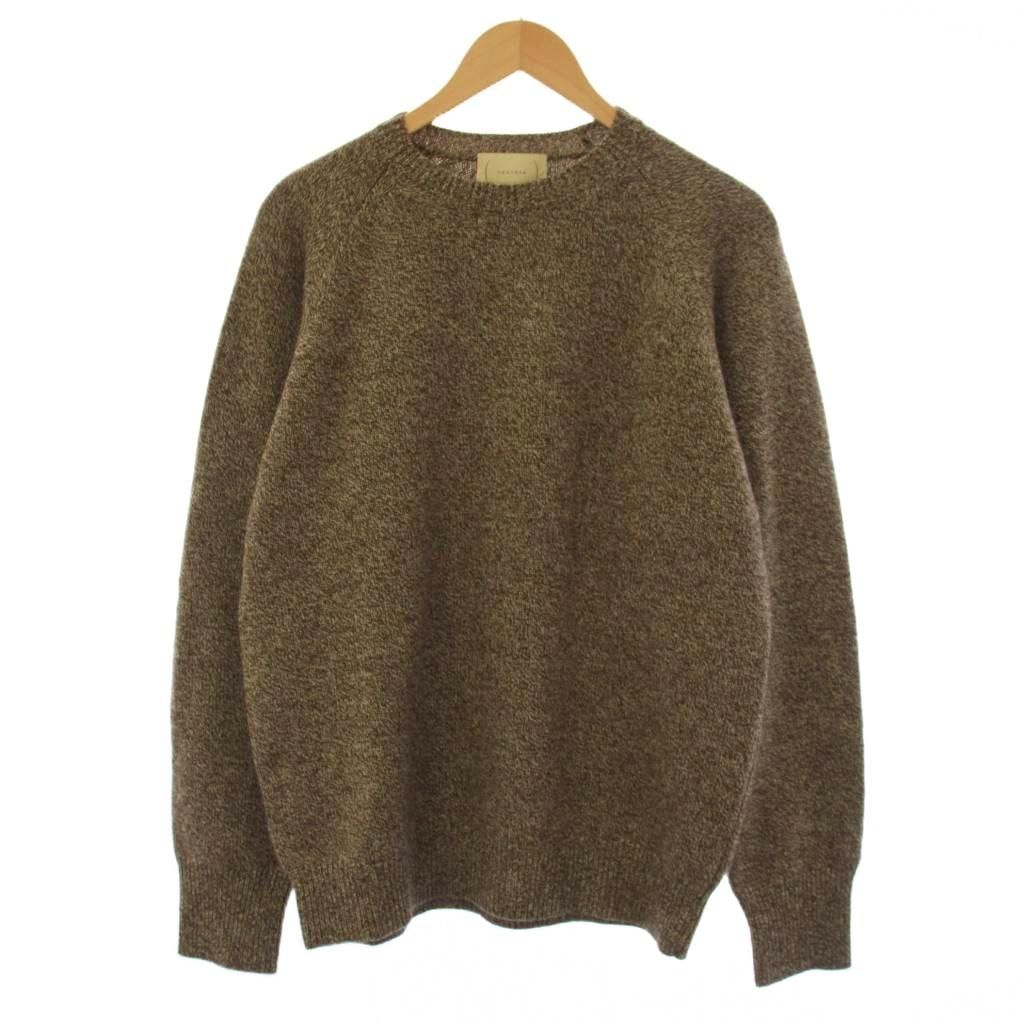 カンタータ cantate × マンホール MANHOLE ニット セーター 長袖 カシミヤ ウール 48 茶 21AWCA0302 /BM