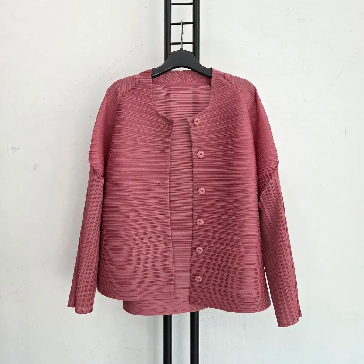 正規品 PLEATSME プリーツ ミ ピンク カーディガン