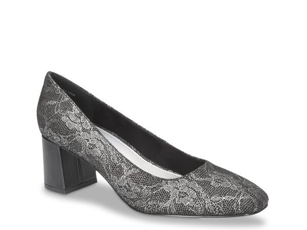 ベラヴィータ レディース シューズ パンプス Bella Vita Jilan Pump Silver Fabric シルバー