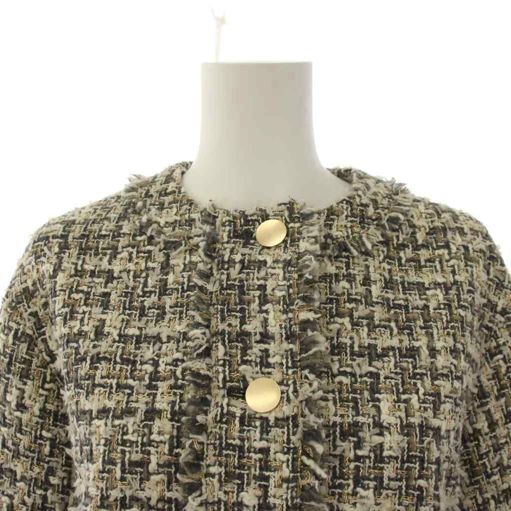 セオリーリュクス theory luxe 25AW ETON TWEED HAMON JACKET ノー