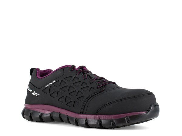 リーボック レディース シューズ スニーカー Reebok Work Sublite Cushion Composite Toe Work Sneaker Womens Black ブラック