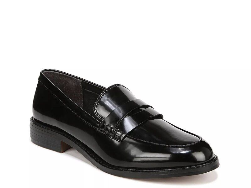 フランコサルト レディース シューズ スリッポン・ローファー Franco Sarto Alora Penny Loafer Black Patent ブラック