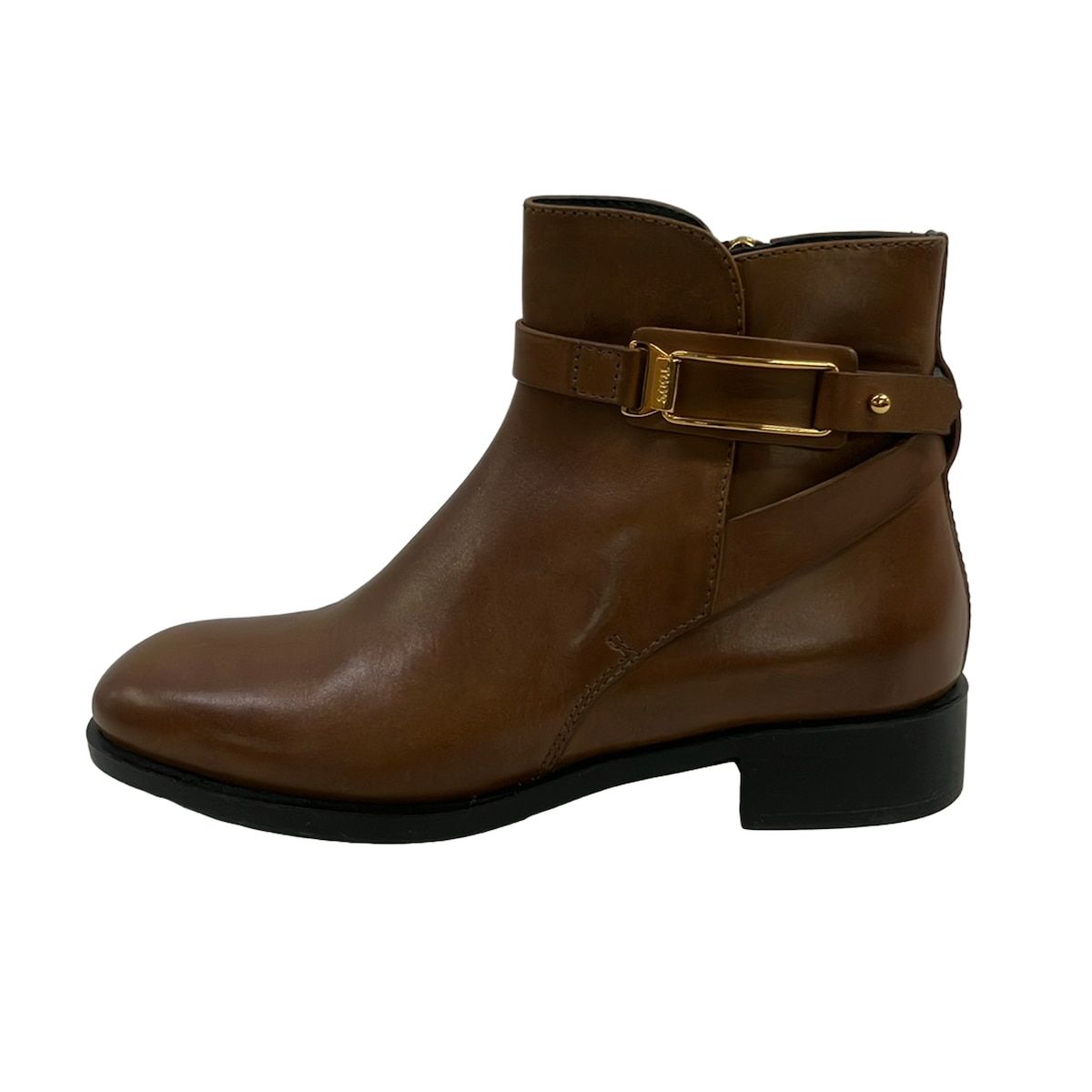 TOD'S(トッズ) ショートブーツ 35 レディース - ダークブラウン レザー