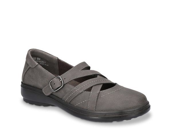 イージーストリート レディース シューズ スリッポン・ローファー Easy Street Wise Mary Jane SlipOn Grey グレー
