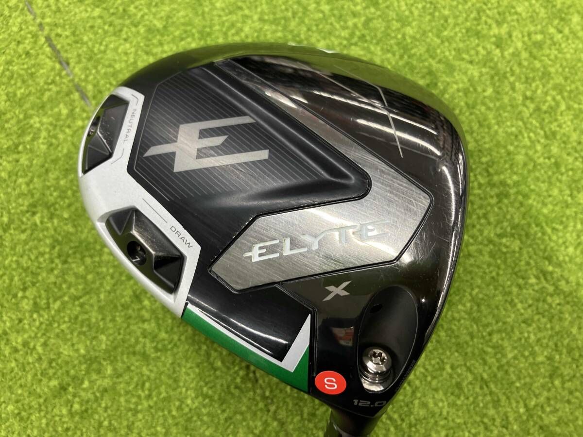 キャロウェイ ELYTE X ドライバー　12° TOUR AD GT-6 フレックスS ヘッドカバーあり　付属品なし
