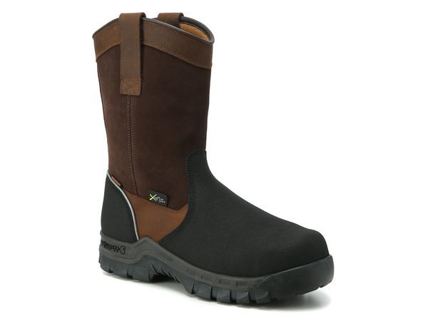 カーハート メンズ シューズ ブーツ・レインブーツ Carhartt 11Inch Internal Met Guard Composite Toe Work Boot Dark Brown ブラウン