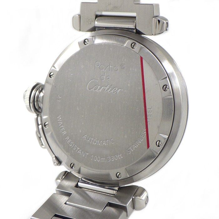 カルティエ Cartier 腕時計 パシャC W31074M7 デイト 夜光インデックス