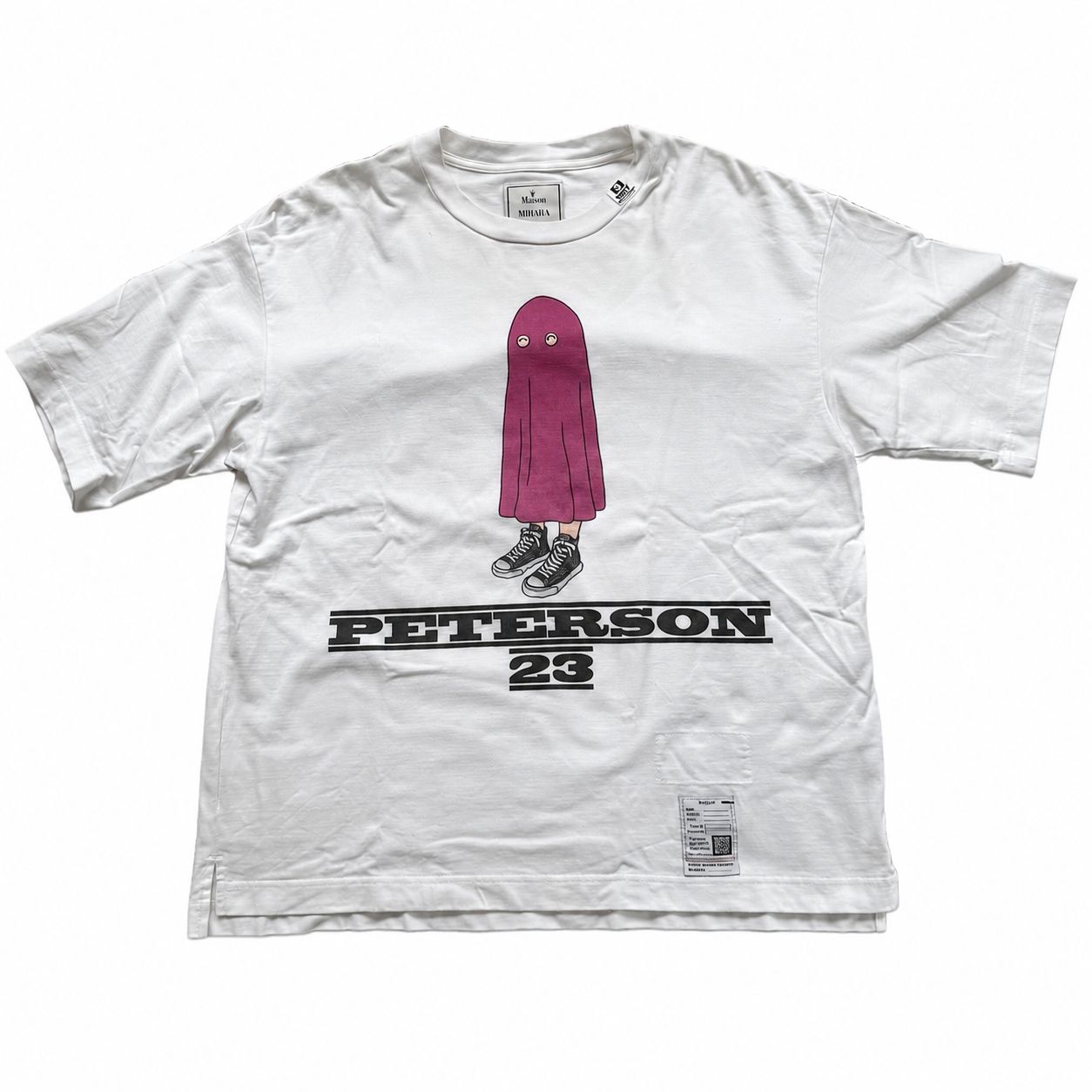 中古 Maison MIHARA YASUHIRO PETERSON23 Printed Haif Sleeve T-Shirt