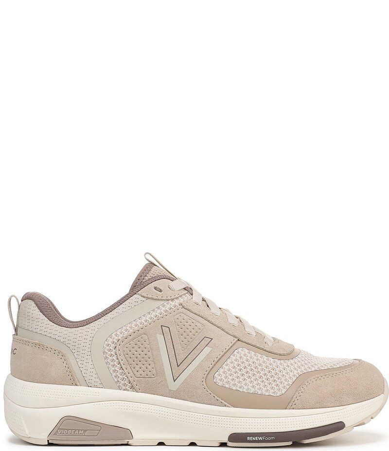 バイオニック レディース シューズ スニーカー メッシュ スエード Vionic Walk Strider Suede and Mesh Performance Walking Sneakers Lu
