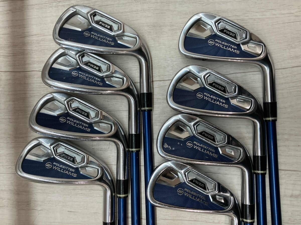 WILLAMS FW32 アイアンセット ウィリアムズ 8本セット 3-9.P FLEX R 男性右利き用 ゴルフクラブ 川崎港町 26,513円