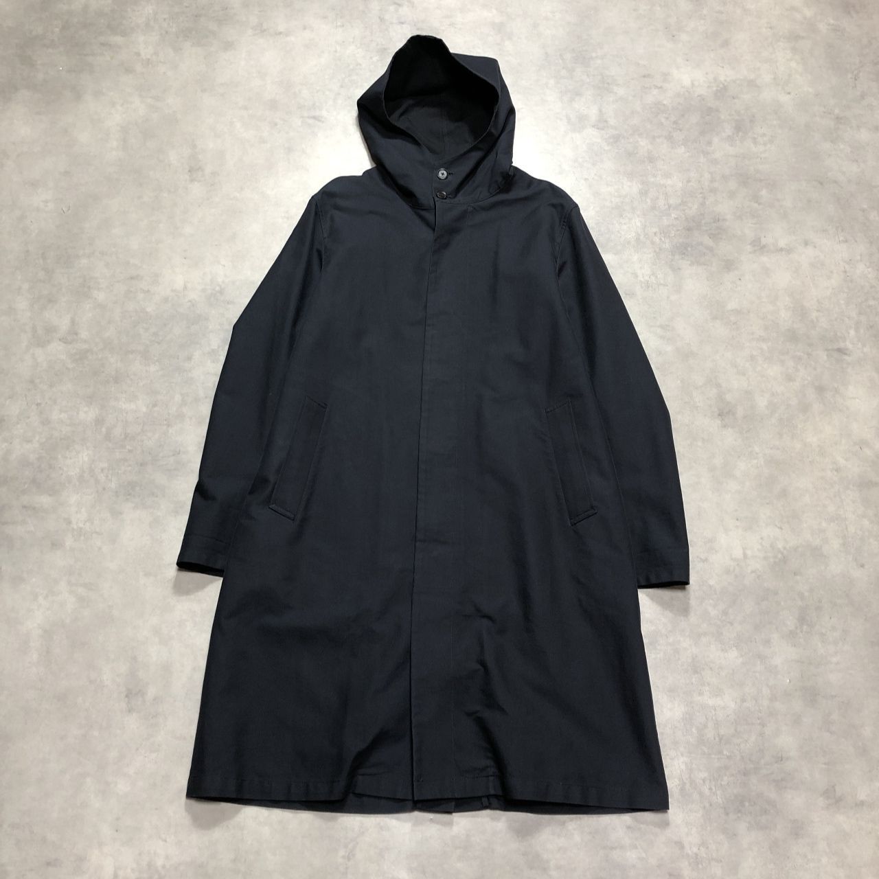 GQ5908◇AURALEE : 16ss Finx Double Cloth Hooded Coat◇4◇ネイビー