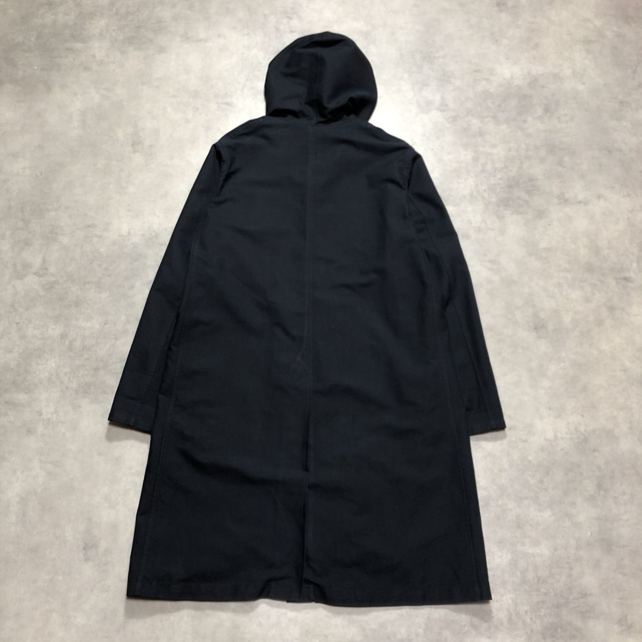 GQ5908◇AURALEE : 16ss Finx Double Cloth Hooded Coat◇4◇ネイビー