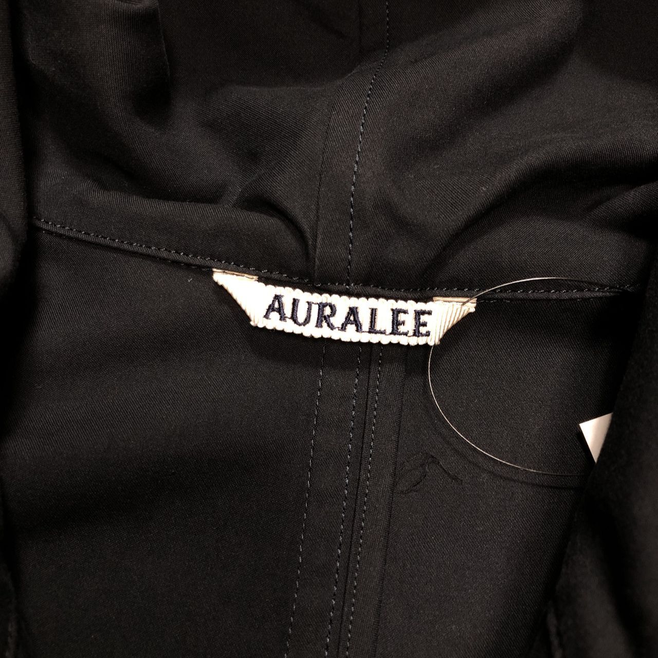 GQ5908◇AURALEE : 16ss Finx Double Cloth Hooded Coat◇4◇ネイビー