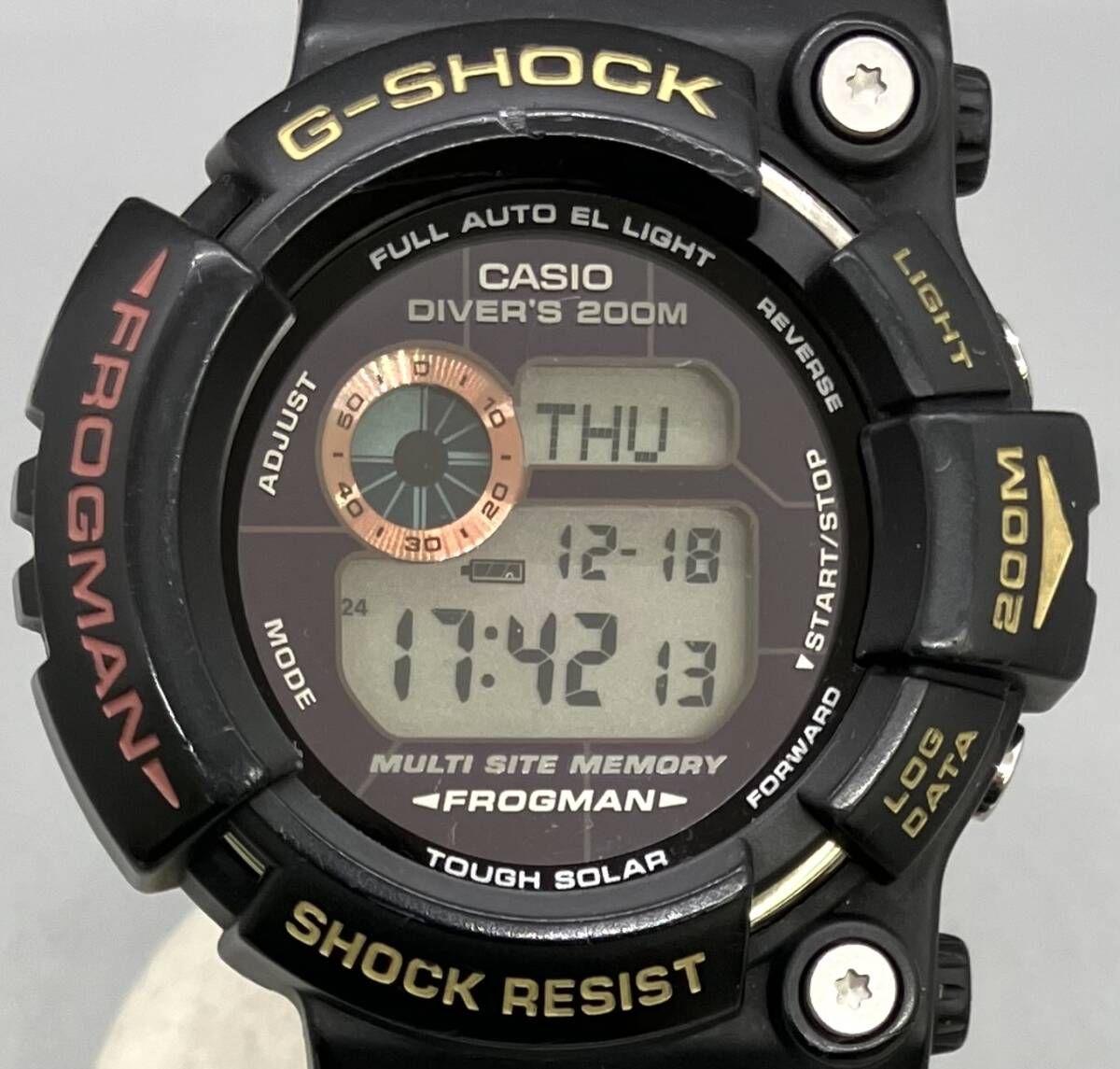 CASIO カシオ G‐SHOCK Gショック GW-200TC-4JR フロッグマン 腕時計 デジタル ソーラー