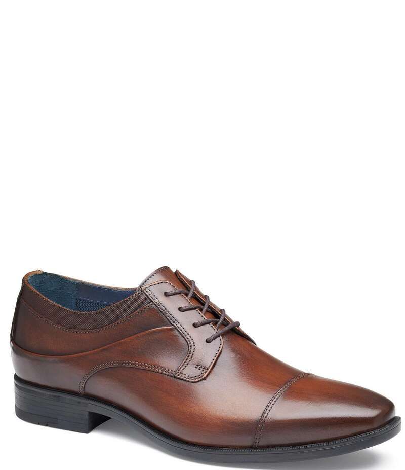 ジョンストンアンドマーフィー メンズ シューズ ドレスシューズ オックスフォード キャップ レザー Johnston Murphy Mens Gibbons Leather Cap Toe Oxfor