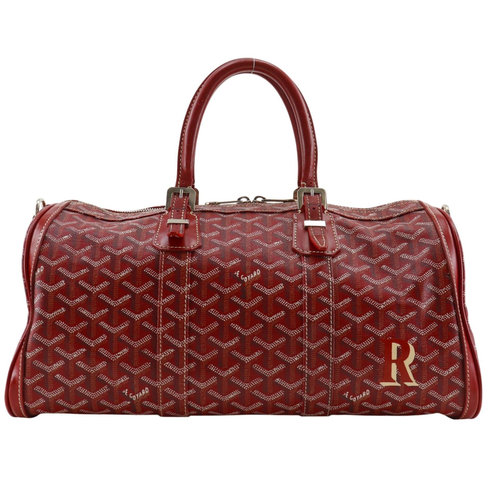 【GOYARD】ゴヤール クロワジュール40 ミニボストン PVC 赤 ユニセックス ボストンバッグ