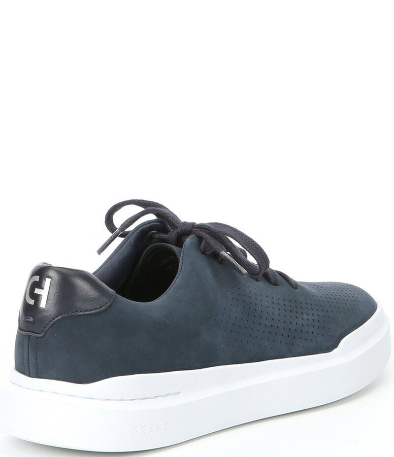 コールハーン メンズ シューズ ドレスシューズ スニーカー スエード Cole Haan Mens Rally Suede Laser Cut Sneakers Navy ネイビー