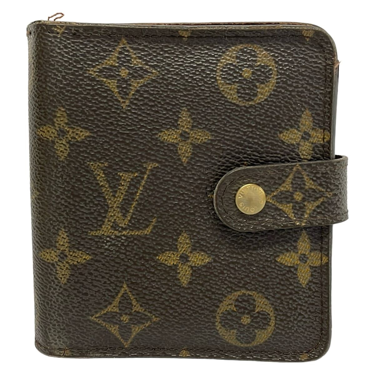 LOUIS VUITTON(ルイヴィトン) 2つ折り財布 モノグラム コンパクトジップ M61667 -