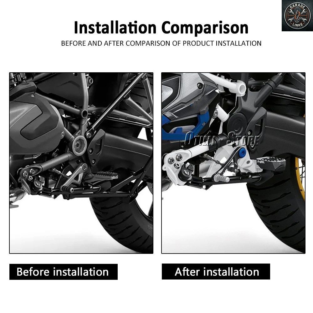 BMW R1250GS HP R1250GS ADVENTURE ADV 2019-2023 オートバイ用折りたたみ式フットブレーキペダルギアシフターレバー BMW R1250GS HP R1250GS ADVENTURE ADV 2019-2023 オートバイ用折りたたみ式フットブレーキペダルギアシフターレバー
