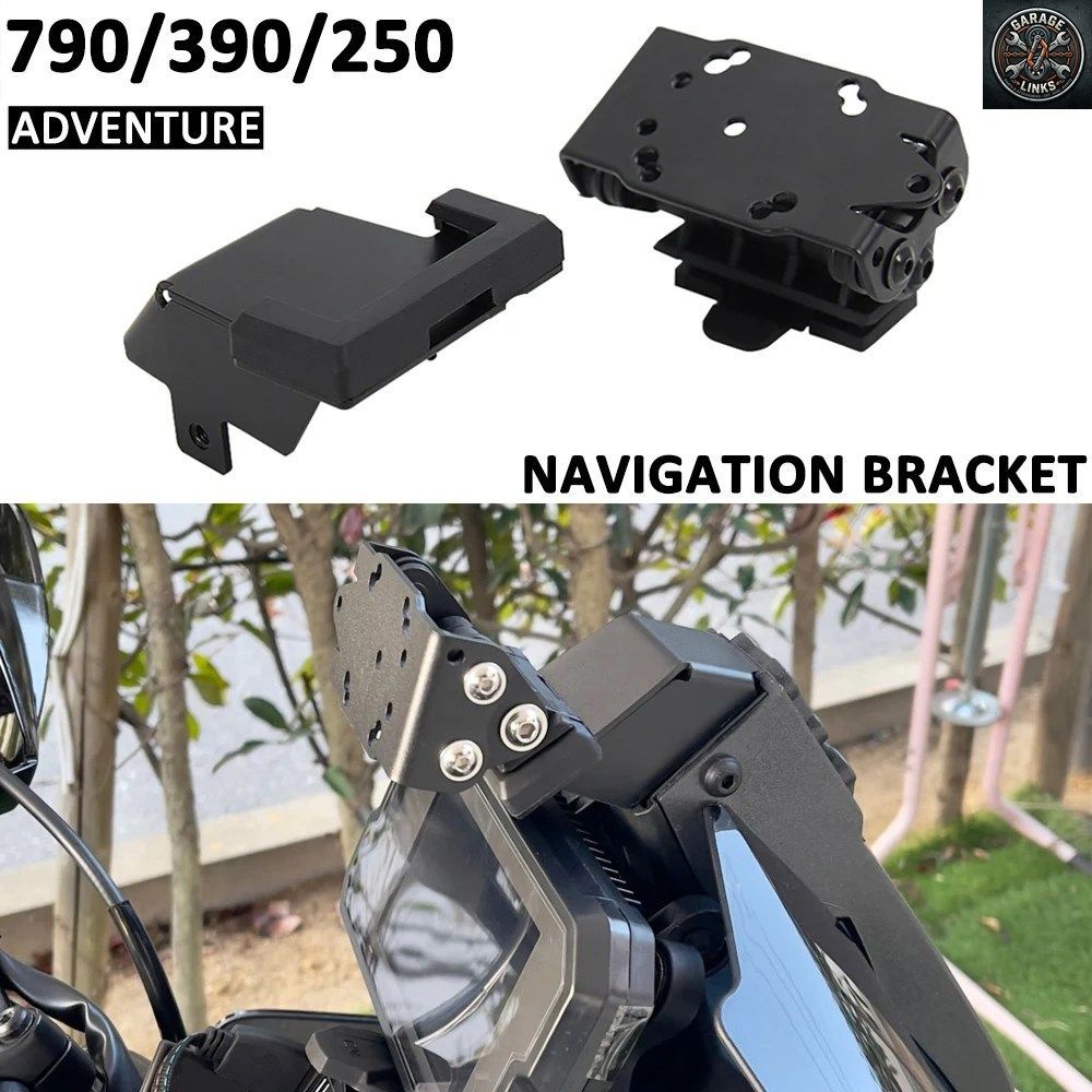 790 390 アドベンチャー モーターサイクル スマートフォン ナビゲーション GPS プレート ブラケット アダプター ホルダー キット 2019 - 21 7,053円