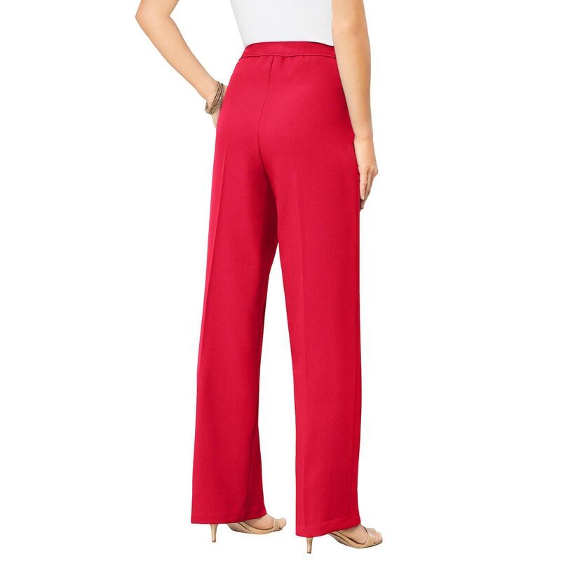 ロアマンズ レディース ボトムス カジュアルパンツ ワイドレッグ プラスサイズ トール Roamans Womens Plusize Tall Wide Leg Bend Over Pant Vivi