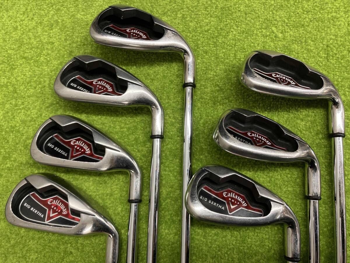 アイアンセット Callaway BIG BERTHA IRONS (5-9,PW,AW 計7本) N.S.PRO 950GH フレックス:S ビッグバーサアイアン