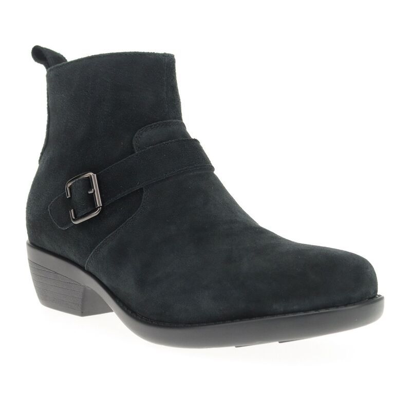 プロペット レディース シューズ ブーツ・レインブーツ Propet Memphis Womens Boots Black Suede ブラック