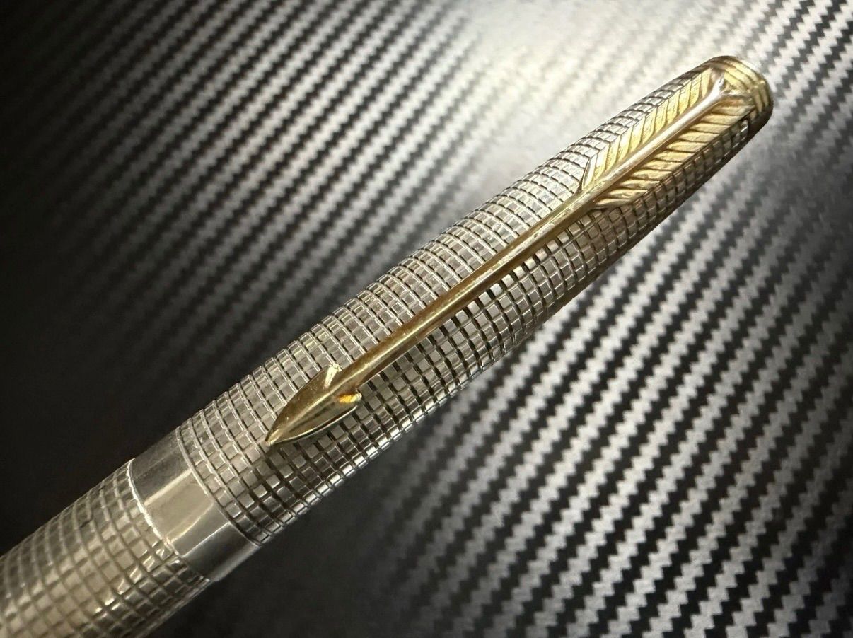 パーカー 75 シズレ 万年筆 XF 極細字 スターリングシルバー - メルカリ